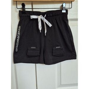 Sherwood Kids' Black Mesh Drawstring Shorts